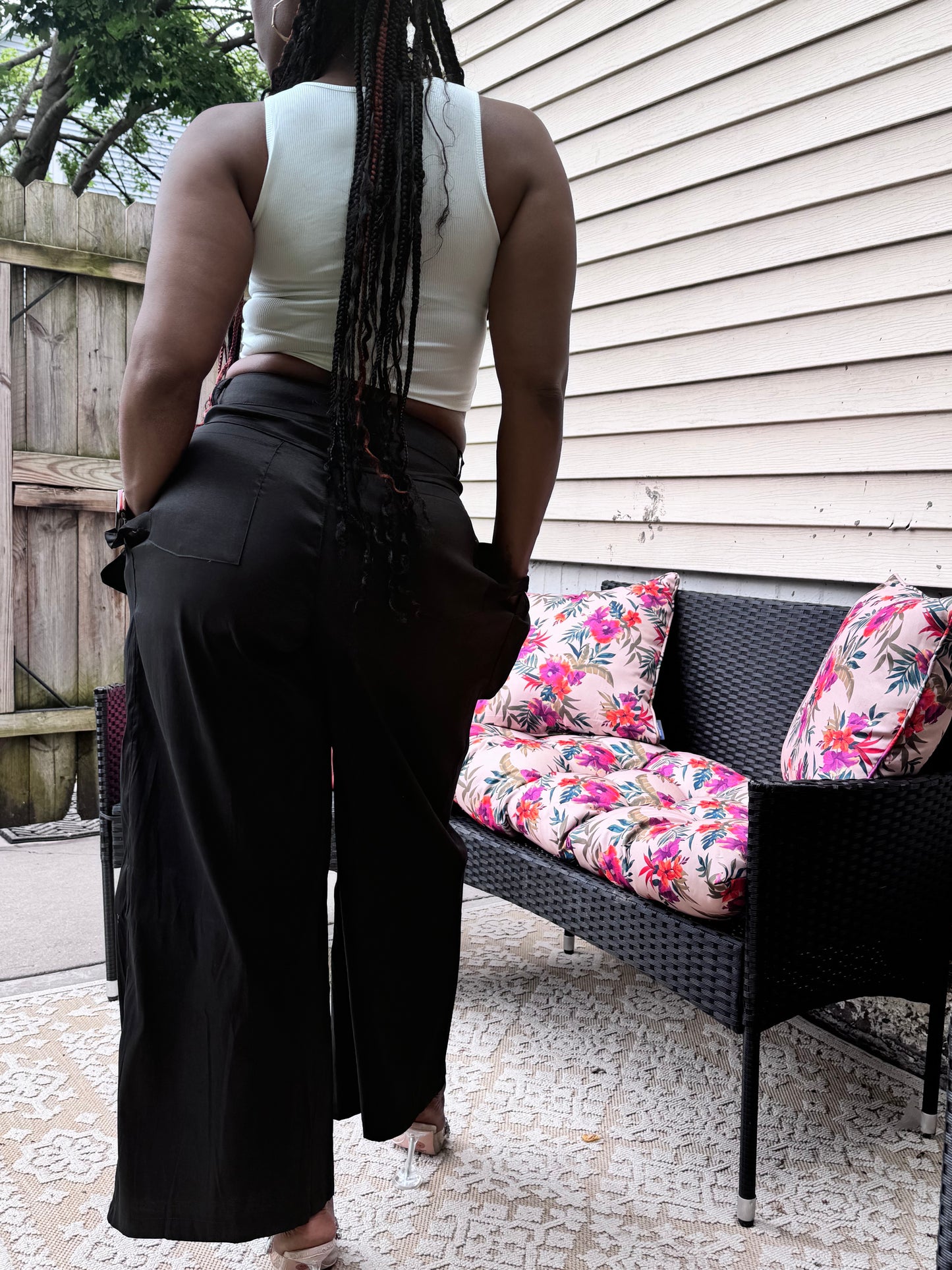 BLACK CARGO PANT